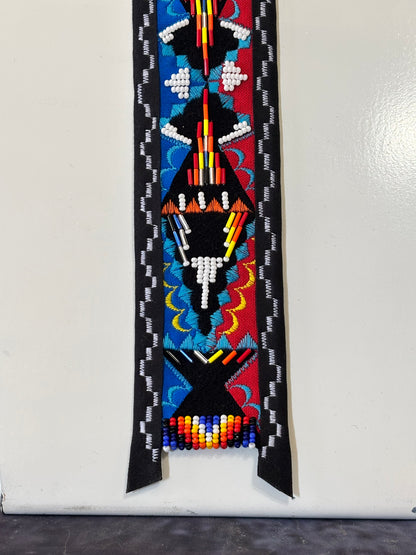 Red & Blue Appliqué Necktie