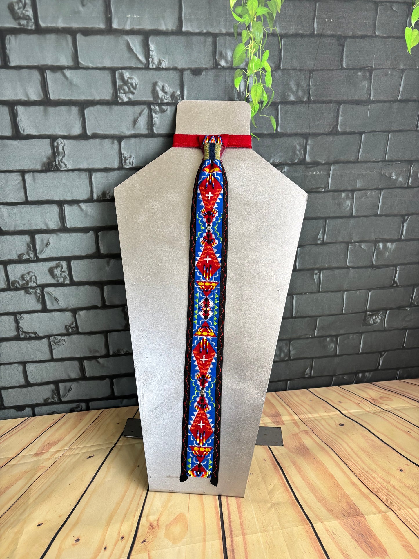 Red Appliqué Necktie