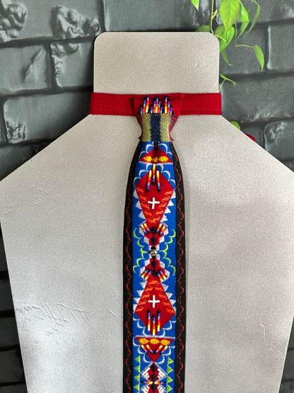 Red Appliqué Necktie
