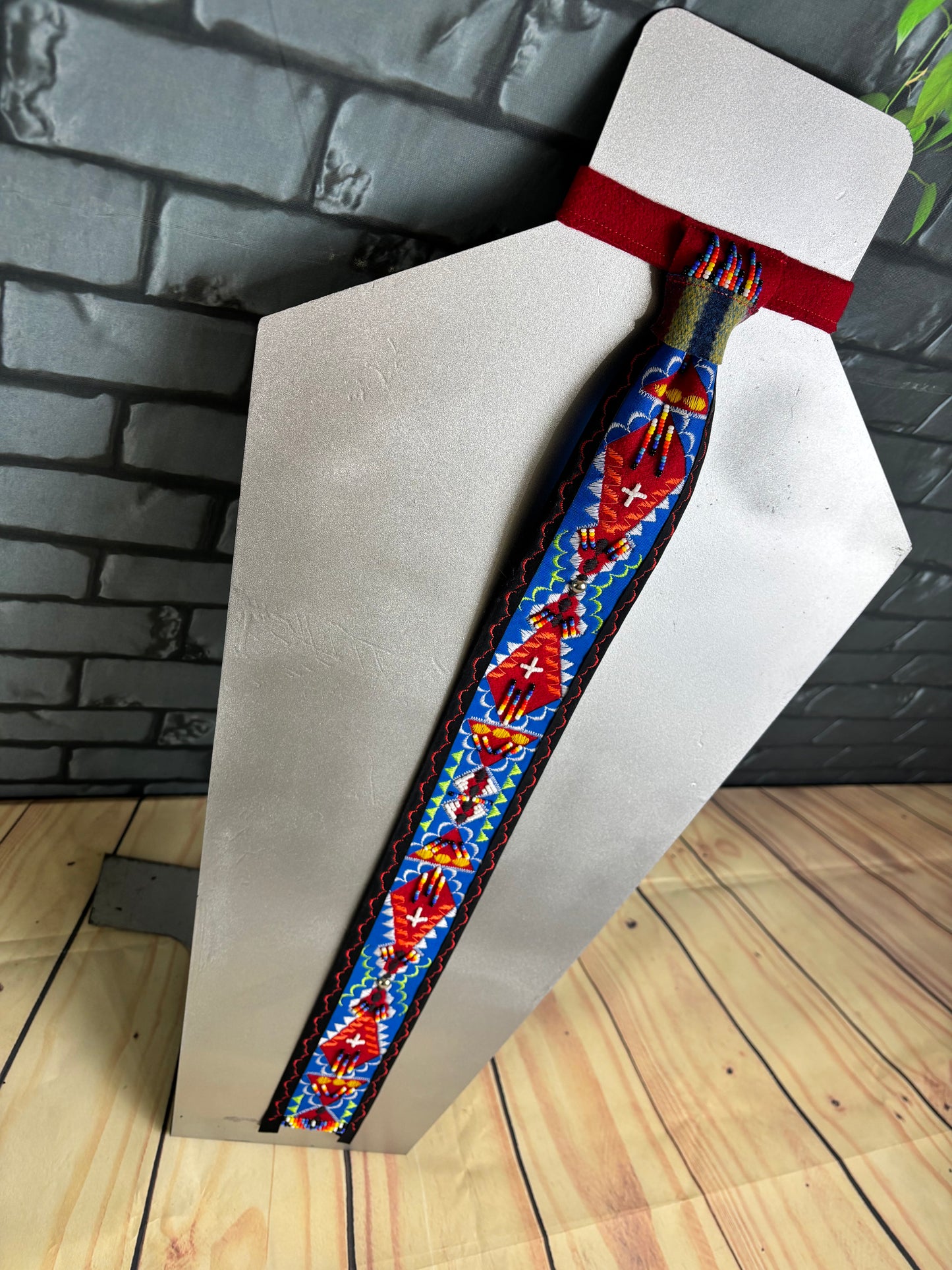 Red Appliqué Necktie