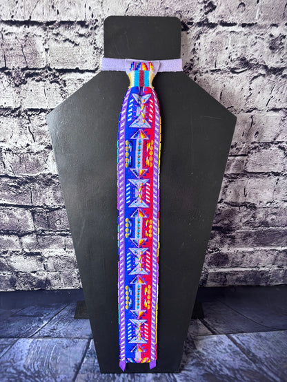 Violet Appliqué Necktie
